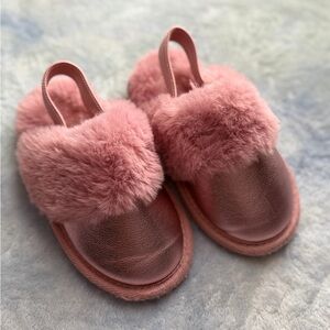 Cat & Jack Pink Kids Slippers